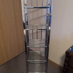 5-Tier Multipurpose Storage/Display Tower & Shelf…Use for kitchen, bathroom or displaying plants, photos…