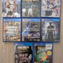 PS4 game lot - 8 games