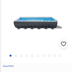 INTEX Ultra XTR 24 ft x 12 ft x 52 in Rectangular Metal Frame Pool Set