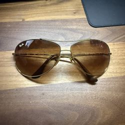 Ray Ban Sunglasses RB 3293 001/13 63-13 Gold Frame Brown Lens