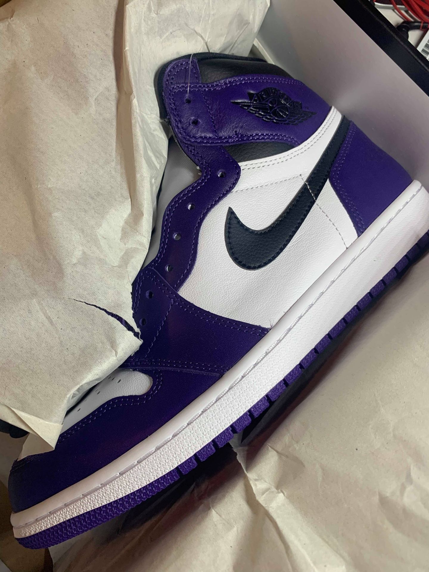 Jordan Court Purple Size 10 DS