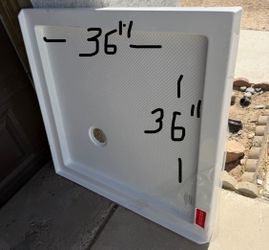 NEW 36”x36” SHOWER BASE