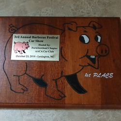 Local Car Show Trophy 