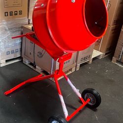 5 Cf Cement Mixer All Steel W, Rubber Wheels New 275.00