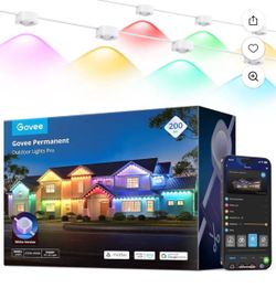Govee outdoor permanent lights 200 FT new PRICE IS FIRM!!!!!