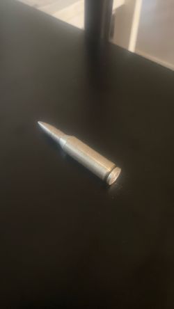 Silver 2 Oz .999 Shaped As .308 Round