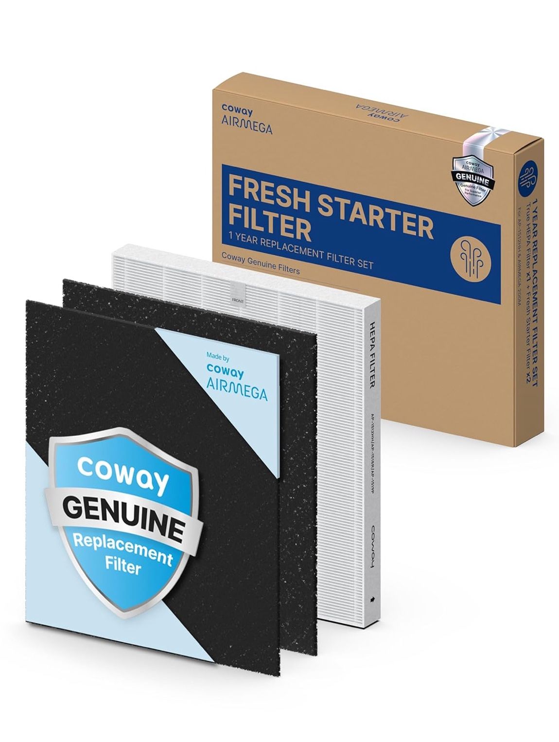 COWAY AP-1512HH & 200M Air Purifier Filter Replacement, Fresh Starter Pack,