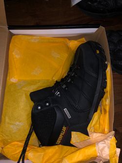 CAT steal toe boots