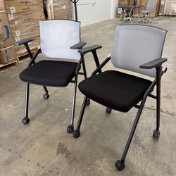 Foldable / Stackable Office Chairs (Read Description )