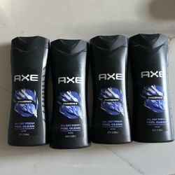Axe Body Wash 4 × $16