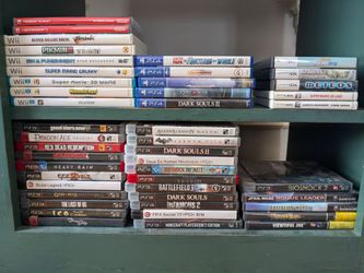 Nintendo Gamecube, DS, Wii, 3DS, Wii U, Switch, PS3, and PS4 games for sale!