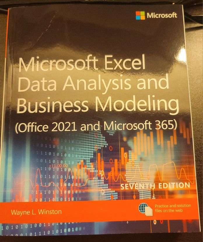 Microsoft Excel Data Analysis And Business Modeling  7th Edition