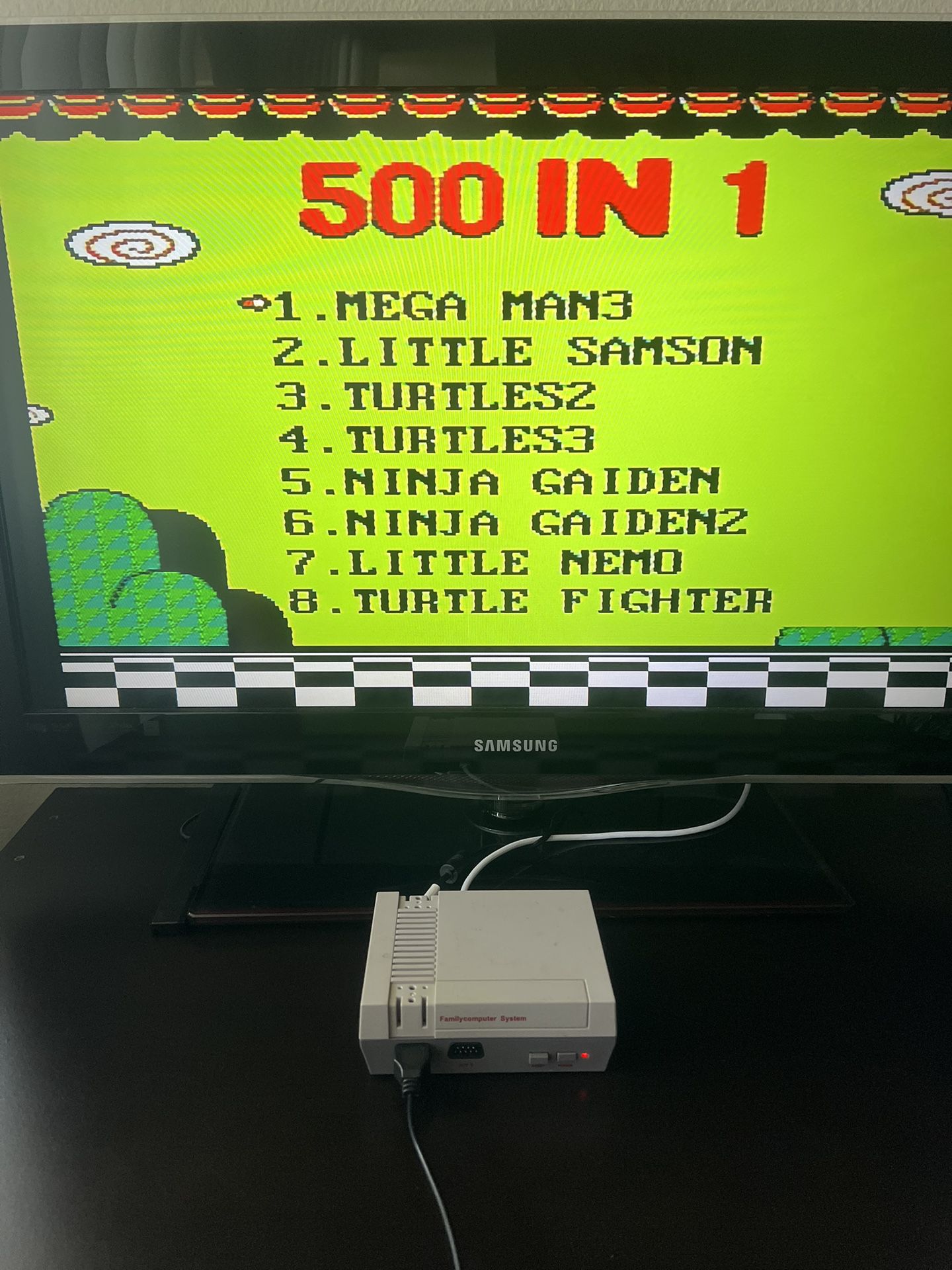 Mini Game Entertainment System Built-in 500 Mini Classic Games
