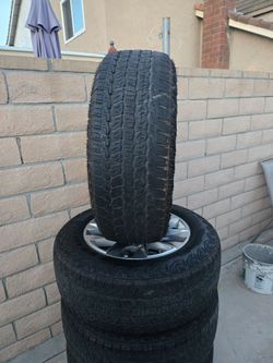 Chevrolet  silverado  rims and tires