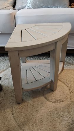 Corner Wooden Table
