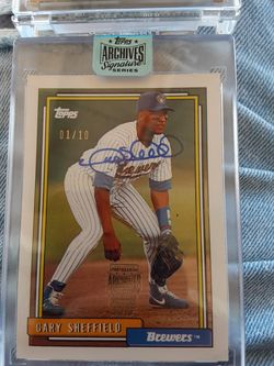Gary Sheffield Auto 01/10