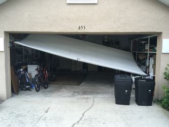 Garage door off the track