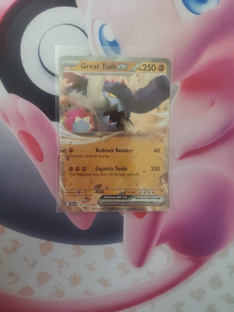 Great Tusk #123 Pokémon Card