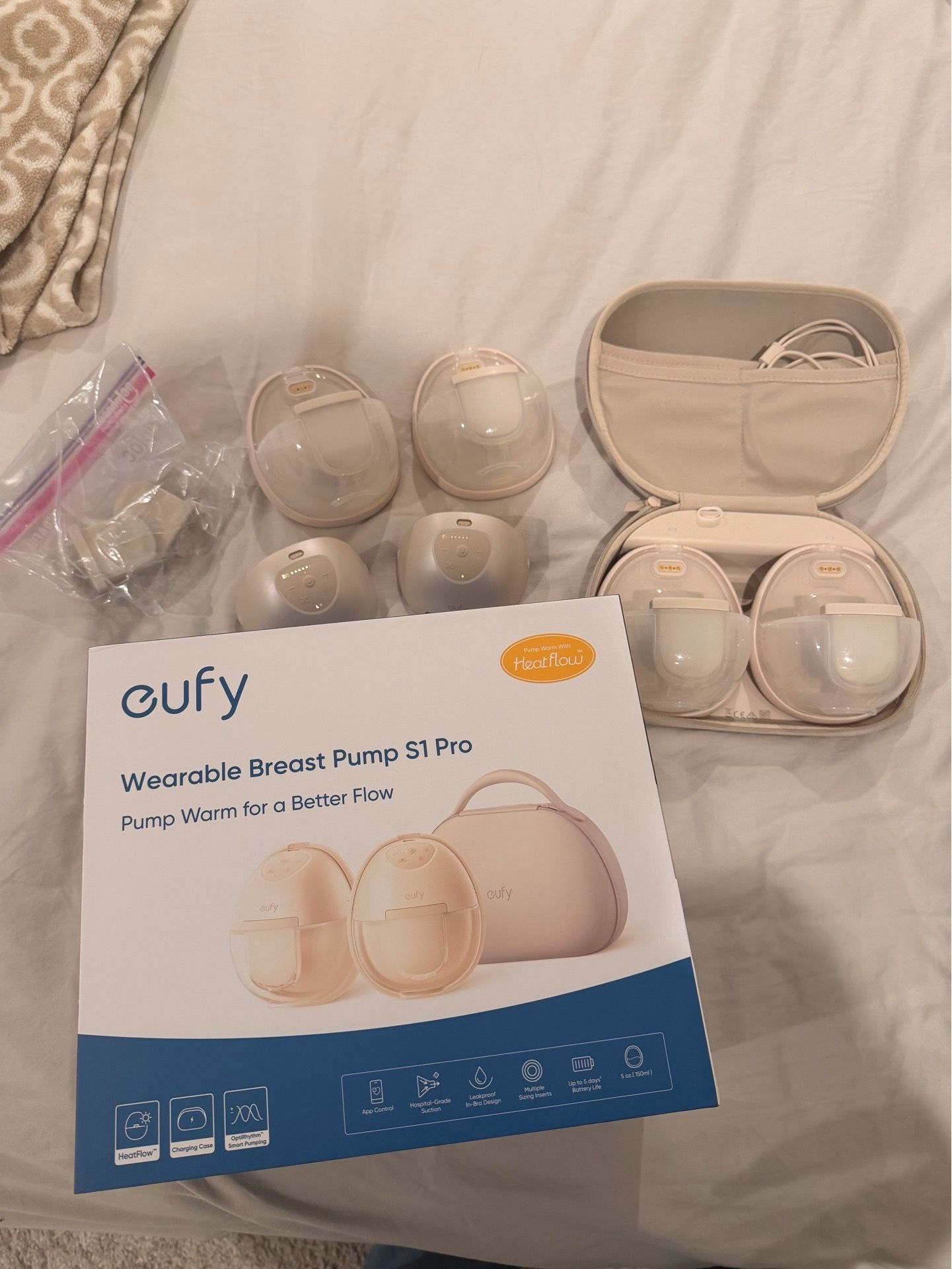 Eufy S1 Pro Heated Wearable Breast Pumps