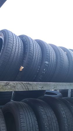 225 55 19 (4) high tread used tires FREE installation