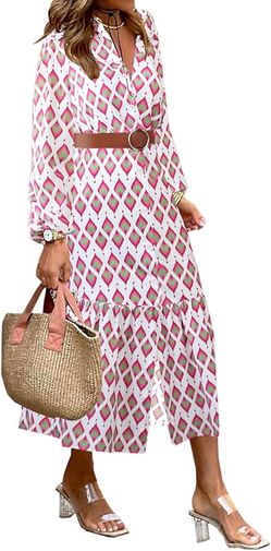 Printed Boho Dress - XL