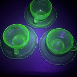 Florentine Uranium Glass