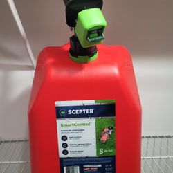 NEW Scepter SmartControl Gas Can Set - (1) 5-Gal & (2) 1-Gal