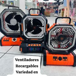 Ventiladores Recargables