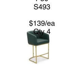 Tahiti Bar Stool or Counter Stool Chair PU Leather. NEW IN BOX. free delivery & assembly