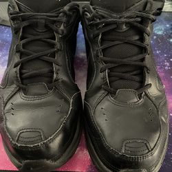 Nike Air Monarch 416355-001 Size 12 WIDE black Shoes 