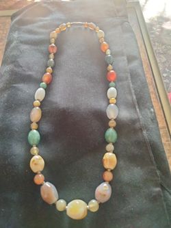 Vintage Multi Colored Gem Stone Necklace $50 o.b.o.