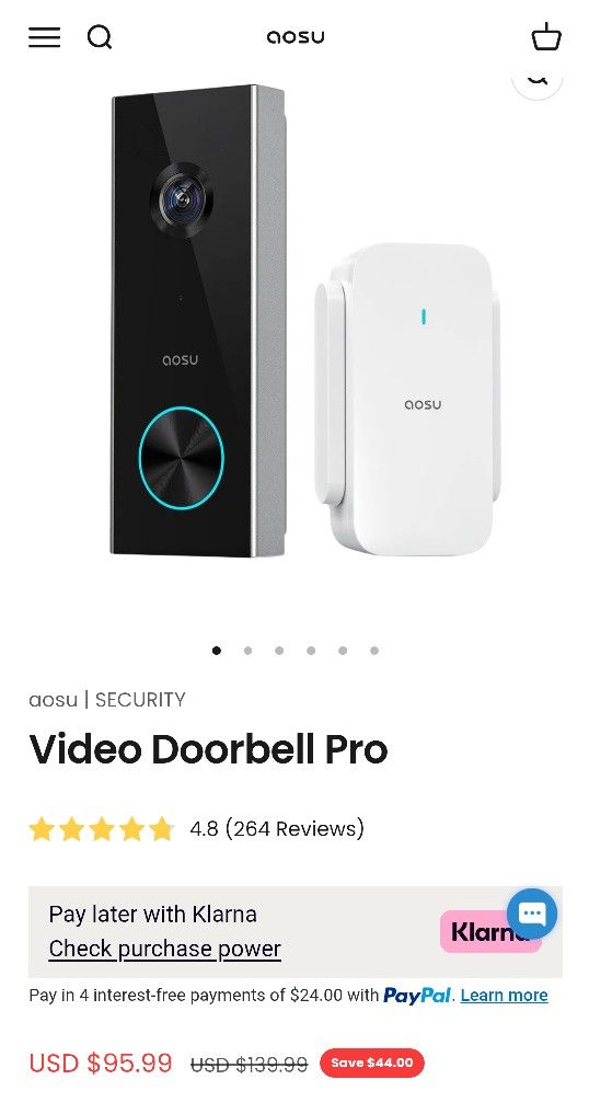 Aosu Pro doorbell camera