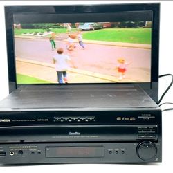 Pioneer Multi-Play 5 CD CDV/LD Laser Disc Player CLD-M403, Tested 