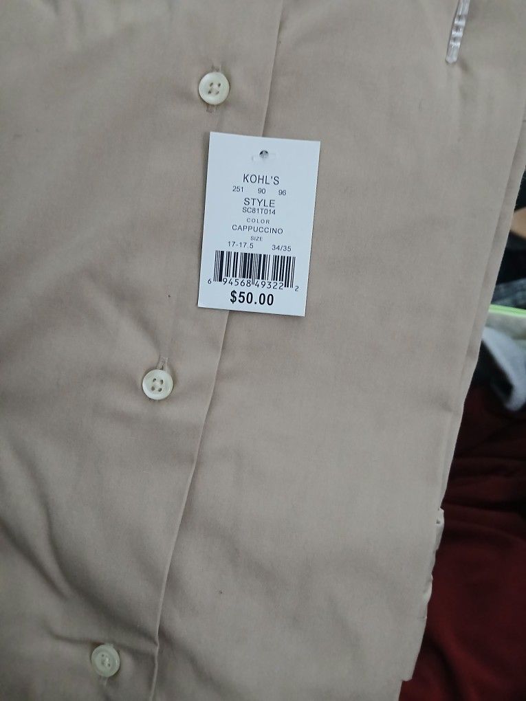 Craft And Barrel Dress Shirt New W Tags