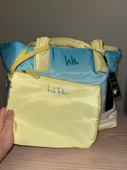 Nicole Miller Reversible Tote Bag with Pouch