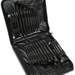 XtremepowerUS 45pcs SAE Metric Hex Key Set Combo Allen Wrench MM Long Short Folding Arm33003xp