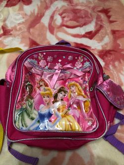Disney princess little backpack or lunch bag