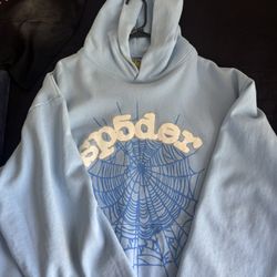 XL - SKY BLUE SP5DER HOODIE 