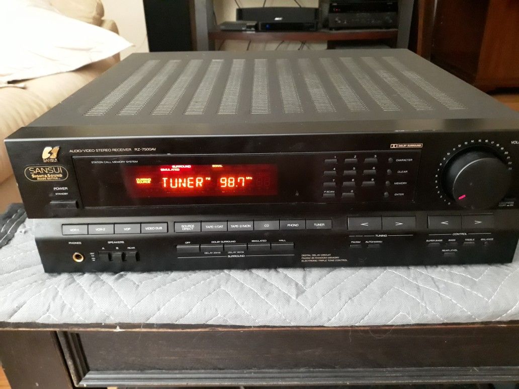 Vintage receiver, Sansui, RZ 7500 AV