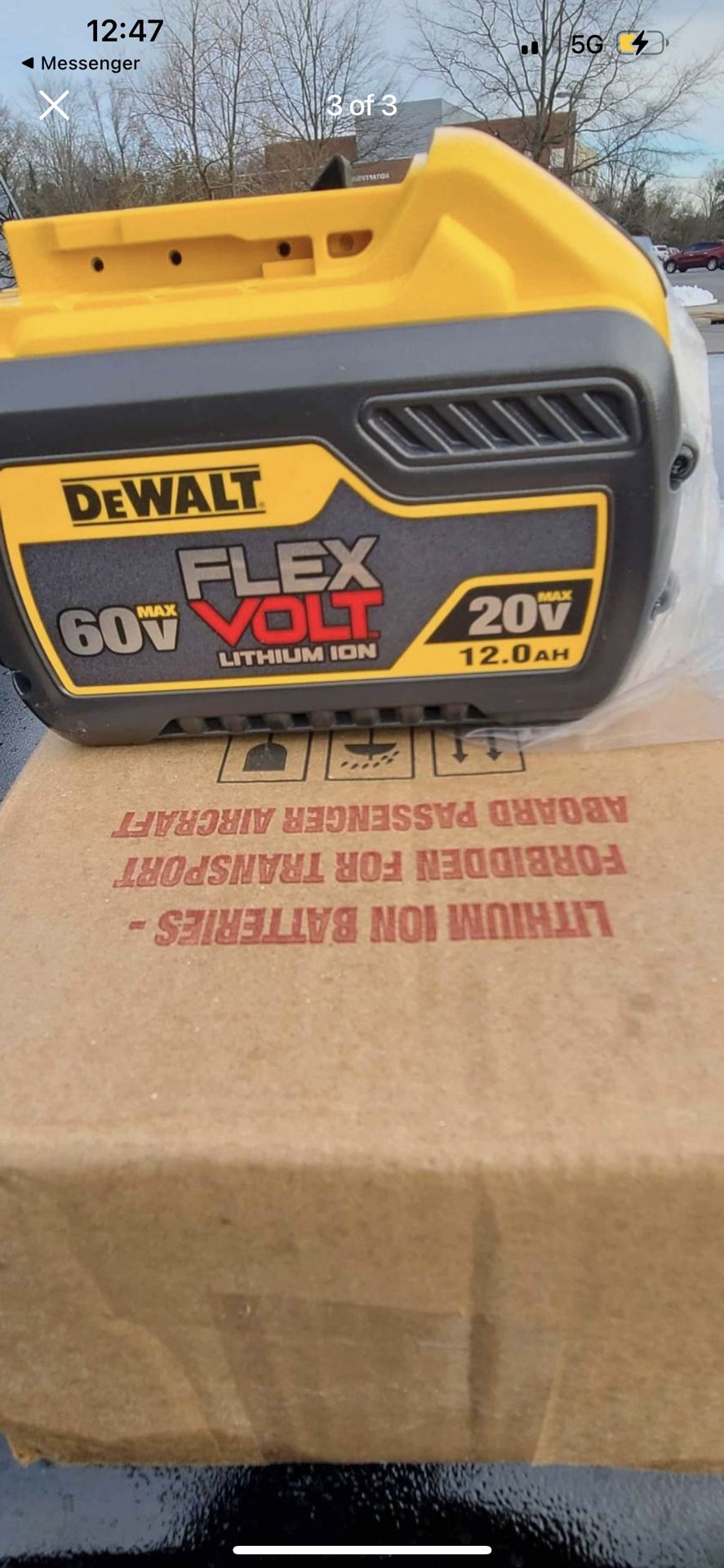 Dewalt 12 AH Battery