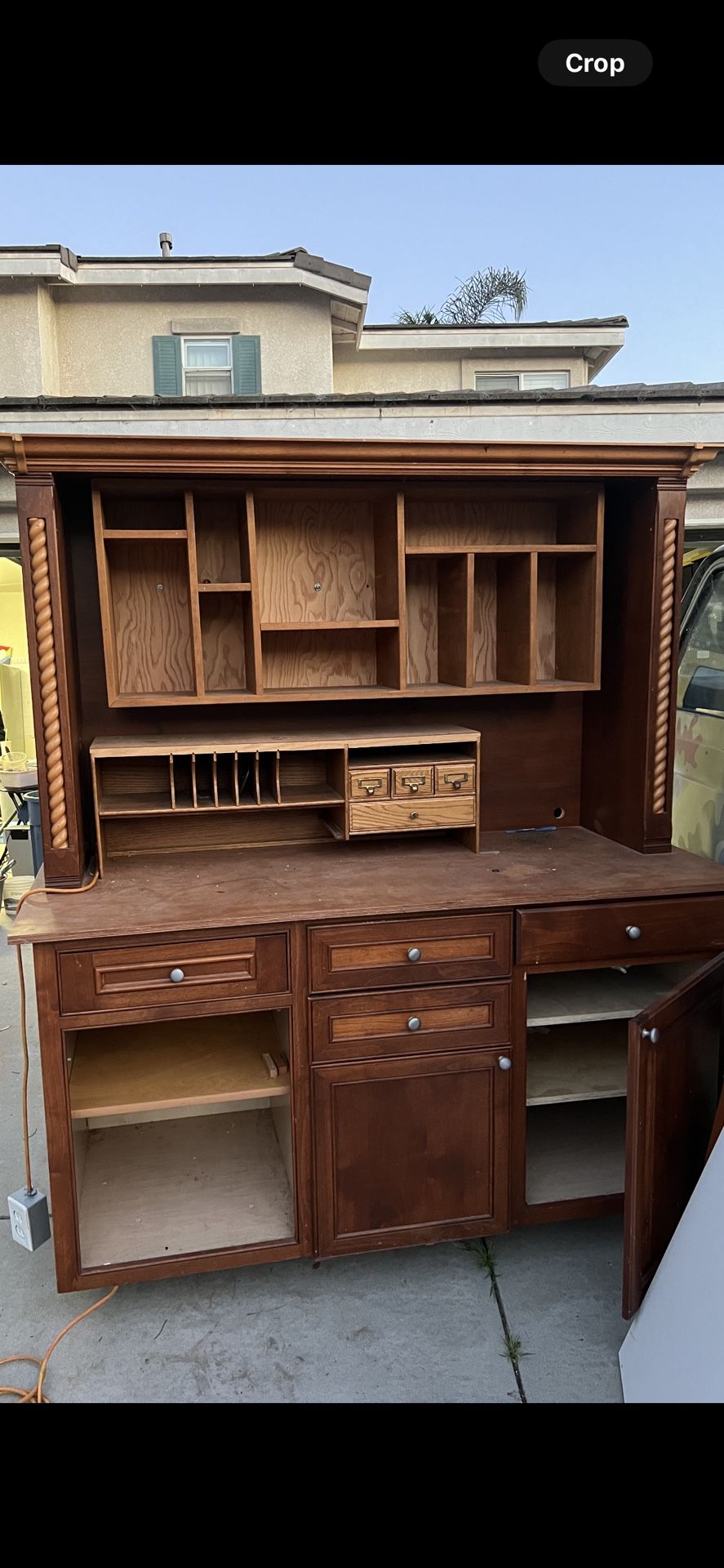 Dewil’s Custom Cabinetry, Garage Working Bench Solid On Wheels