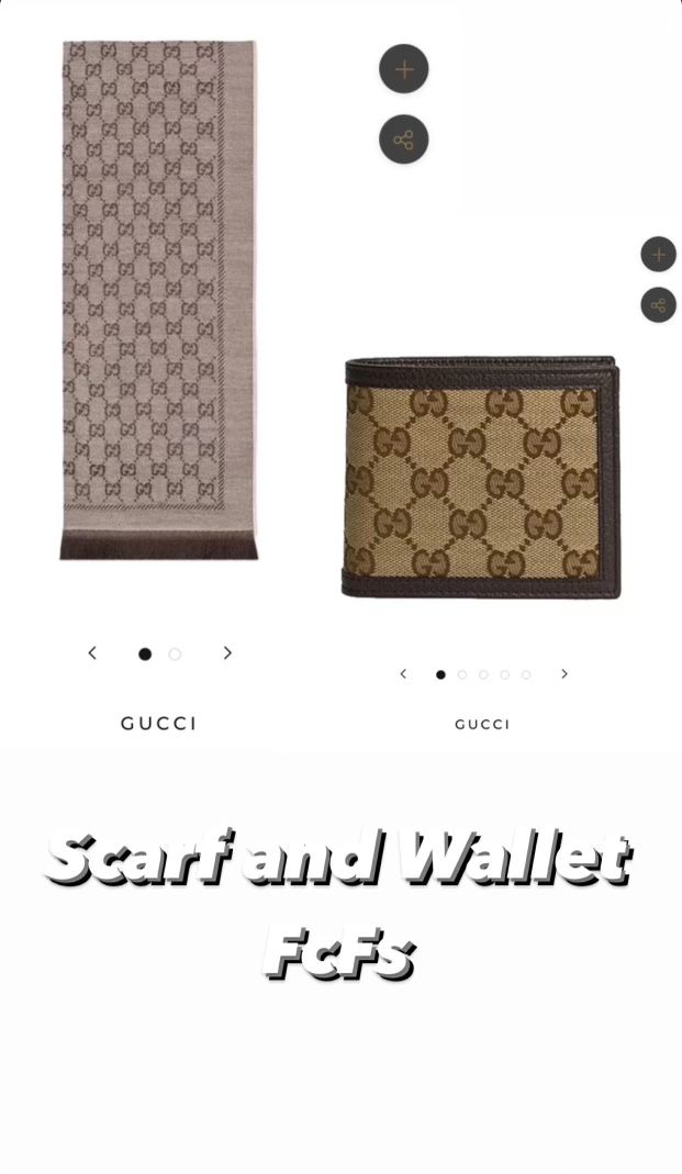 Gucci Wallet and Scarf Set 