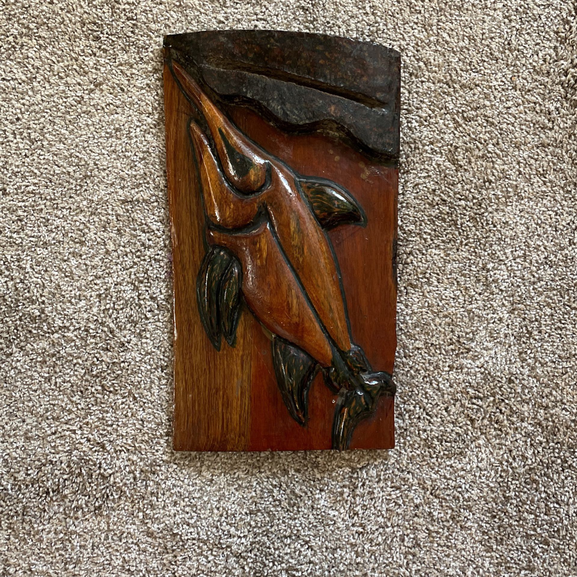 Hand Carved Wall Piece