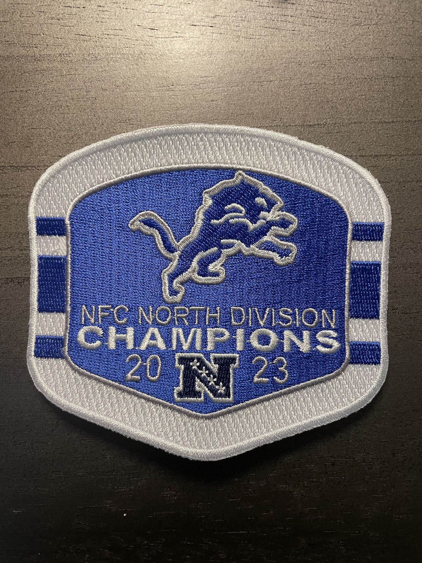 Detroit Lions NFC North Championship Patch For Jersey 