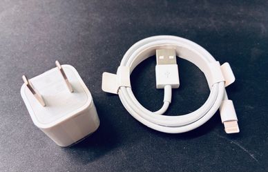 Apple 5W USB Power Adapter Wall Charger with Lightening Port