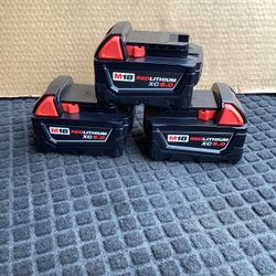 MILWAUKEE M18 18-VOLT 5.0 LITHIUM-ION XC EXTENDED CAPACITY BATTERY 