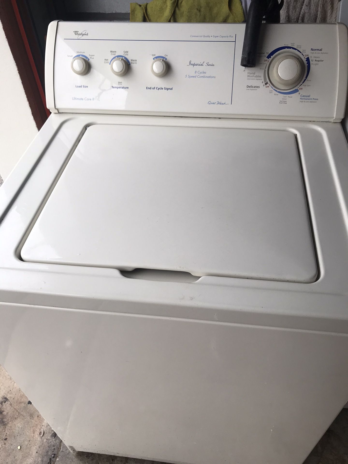 Washer / dryer whirlpool