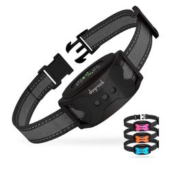 DogRook Rechargeable Dog Bark Collar - No Shock Training Smart Collar - Beep & Vibrating - Anti Bark