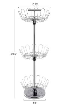 Rotating Shoe Rack Organizer - 3-Tier Freestanding Vertical Shoe Storage Organizer Holds 18 Pairs