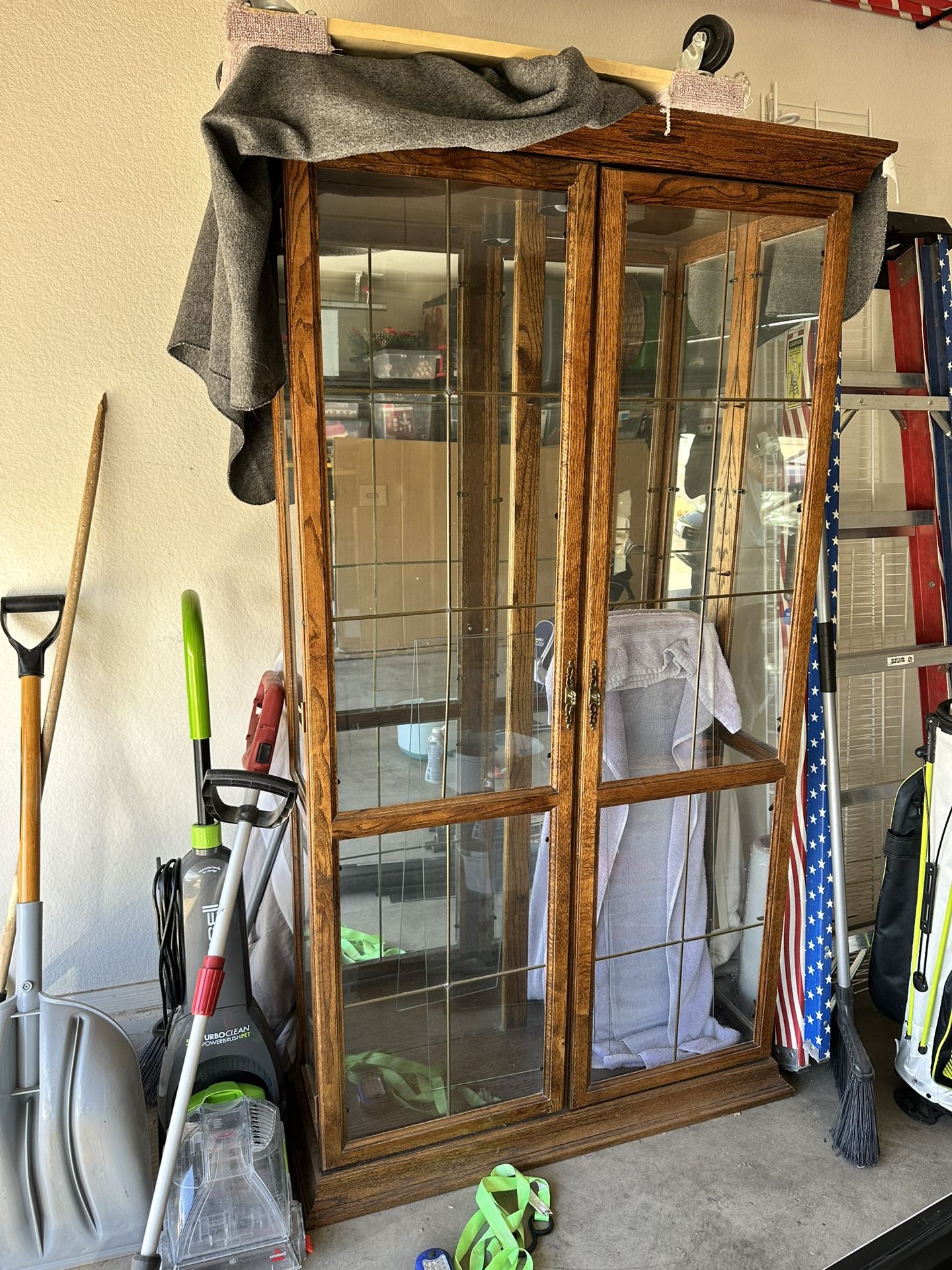 Large Antique China Cabinet